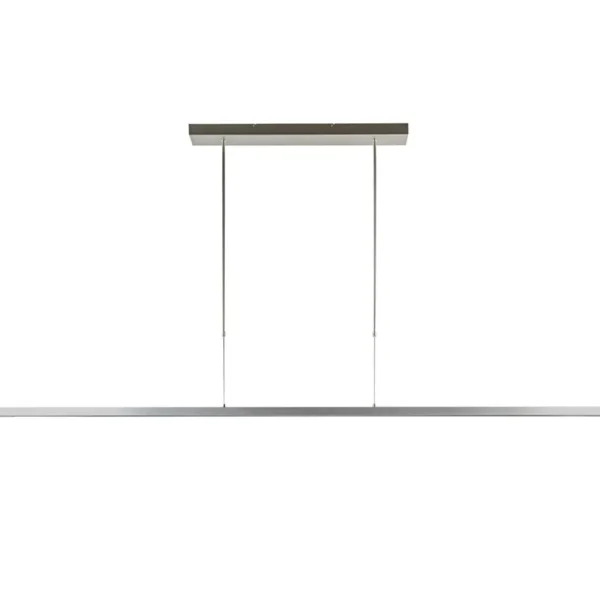 aluminium_led_hanglamp_ni_0.webp Clearance Straluma Aluminium LED hanglamp nikkel mat inclusief dimmer