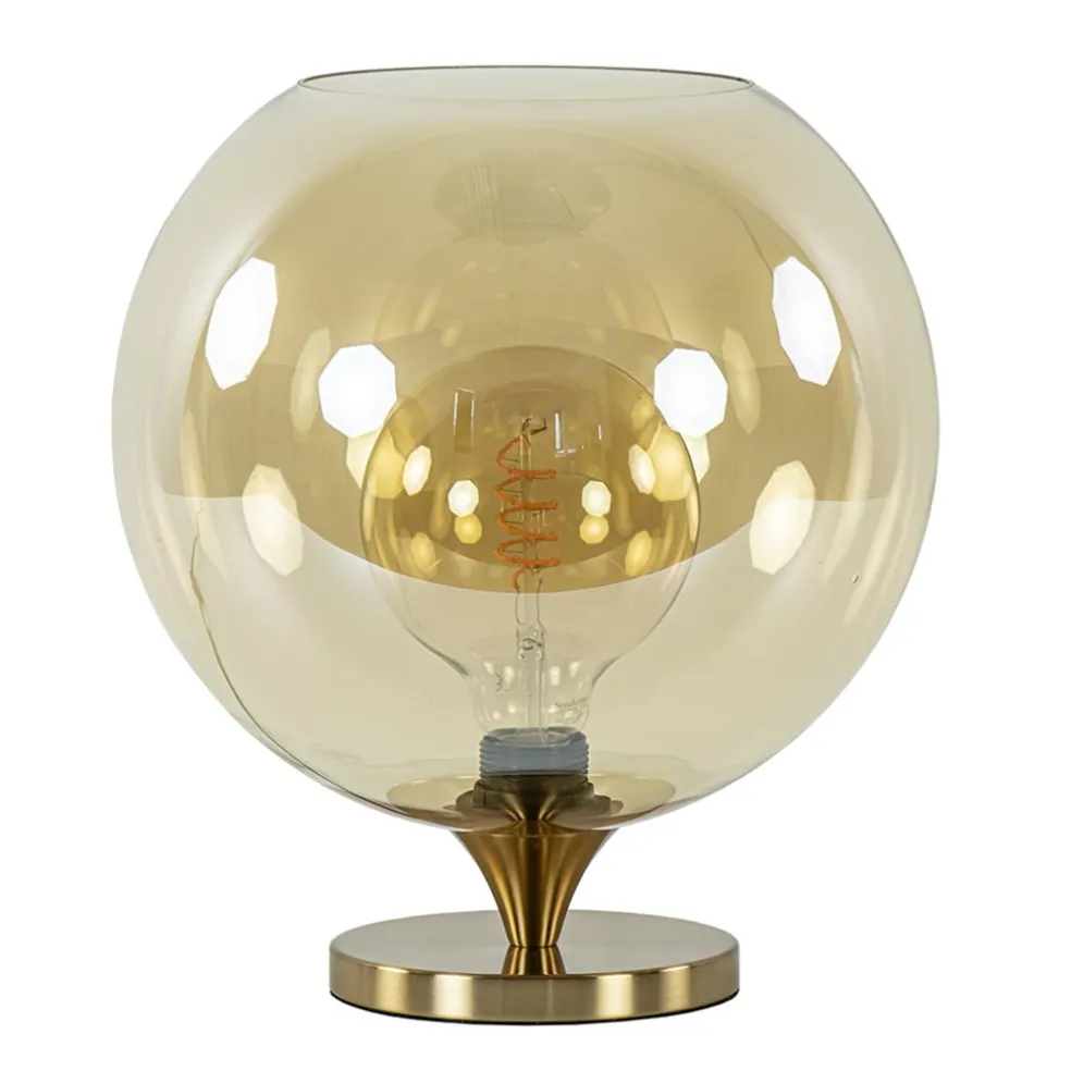 amber_glazen_tafellamp_me_0.webp Flash Sale Straluma Amber glazen tafellamp met gouden voet