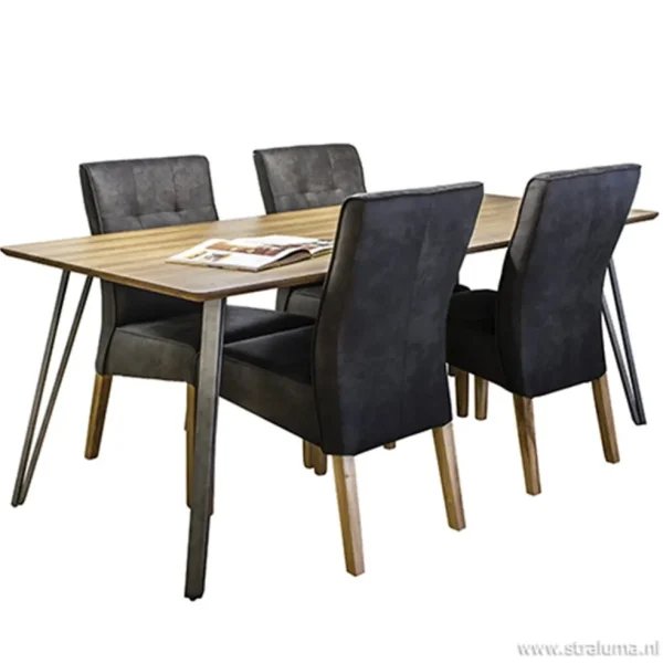 antraciet_stoffen_eetkame_4.webp Outlet Straluma Antraciet stoffen eetkamerstoel
