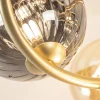 art_deco_plafondlamp_goud_3.webp Fashion Straluma Art Deco plafondlamp goud met smoke en amber glas
