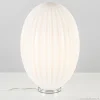 New Straluma Art Deco tafellamp chroom met opaal glazen kap