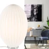 New Straluma Art Deco tafellamp chroom met opaal glazen kap