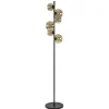 art_deco_vloerlamp_zwart__0.webp Best Straluma Art Deco vloerlamp zwart met amber glazen bollen