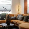 art_deco_vloerlamp_zwart__4.webp Best Straluma Art Deco vloerlamp zwart met amber glazen bollen