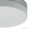 New Straluma Badkamer plafonnière staal met wit glas