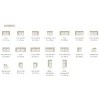 Store Straluma Bank Sef U-opstelling taupe