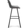 barkruk_met_microleder_zi_2.webp Cheap Straluma Barkruk met microleder zitting graphite en zwart metalen poot