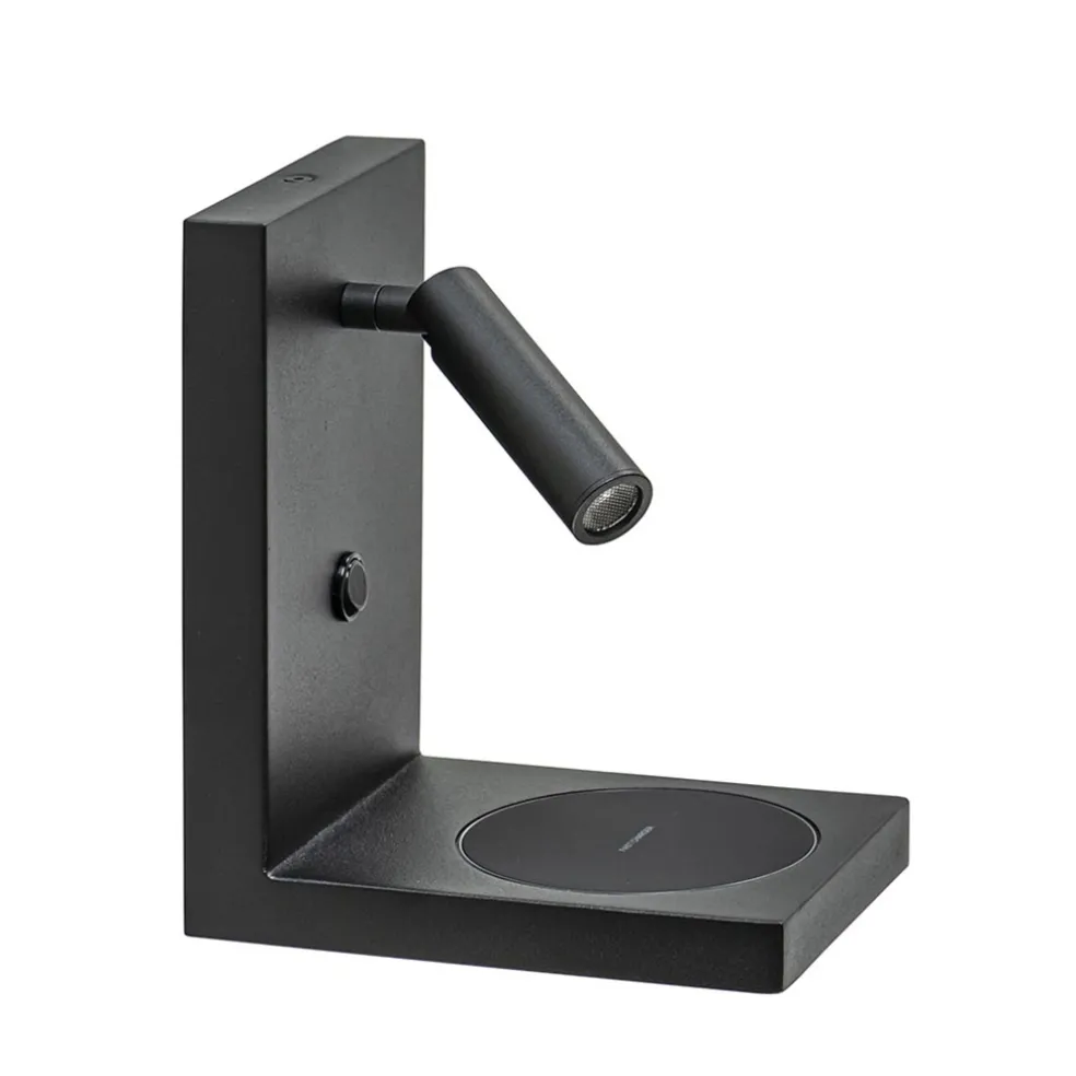 bedlamp_leesspot_zwart_in_0.webp Cheap Straluma Bedlamp leesspot zwart incl. fast charger