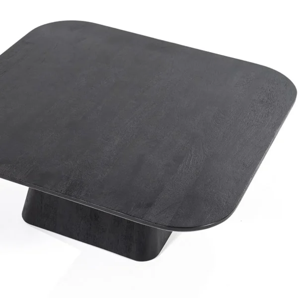 Clearance Straluma Bijzettafel Aron zwart 80x80 cm