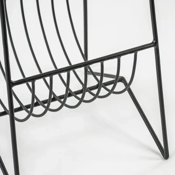 Outlet Straluma Bijzettafel mango hout met tijdschriftenrek