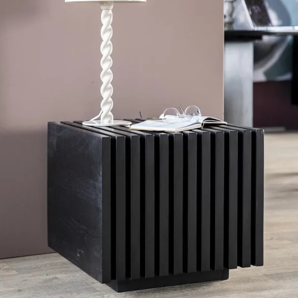 Best Straluma Bijzettafel Tom zwart hout