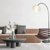 Shop Straluma Booglamp Arena zwart/kap wit