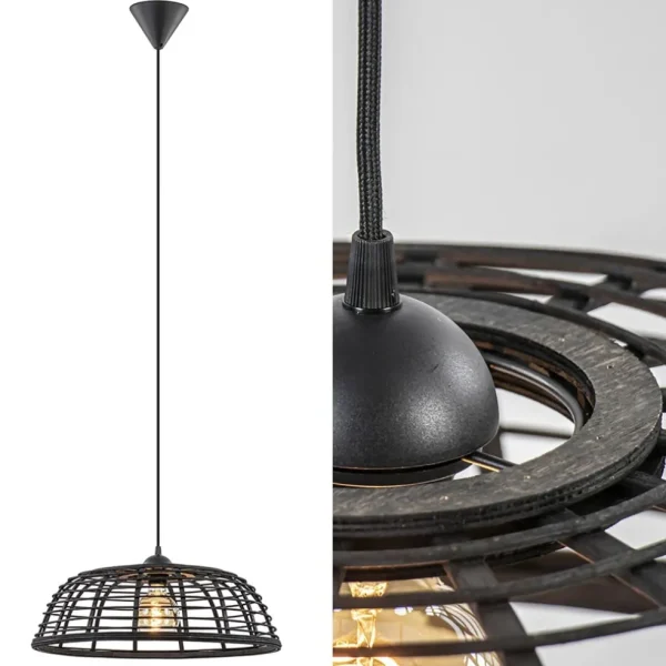 botanisch_landelijke_hang_1.webp Fashion Straluma Botanisch landelijke hanglamp zwart