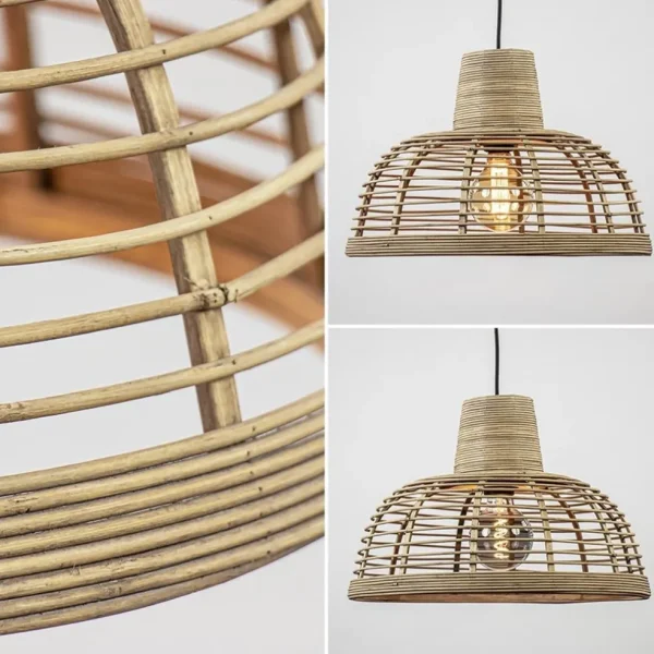 botanische_hanglamp_rotan_3.webp Store Straluma Botanische hanglamp rotan met mat zwart