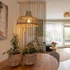 botanische_hanglamp_rotan_4.webp Store Straluma Botanische hanglamp rotan met mat zwart