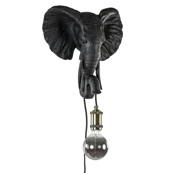 botanische_wandlamp_eleph_0.webp Shop Straluma Botanische wandlamp Elephant mat zwart