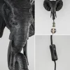 botanische_wandlamp_eleph_2.webp Shop Straluma Botanische wandlamp Elephant mat zwart