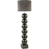 bronsbruine_vloerlamp_inc_0.webp Best Sale Straluma Brons/bruine vloerlamp inclusief ronde kap 50 cm
