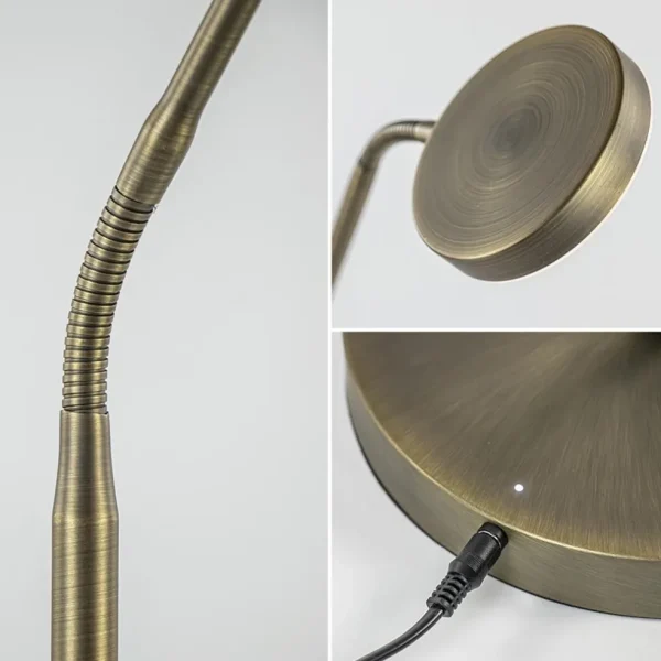 bronzen_leeslamp_op_accu__3.webp Sale Straluma Bronzen leeslamp op accu inclusief dimbaar LED