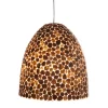 Shop Straluma Bruin gouden hanglamp met capiz schelpen