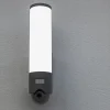 Online Straluma Buitenlamp cilinder donker grijs inclusief LED en camera