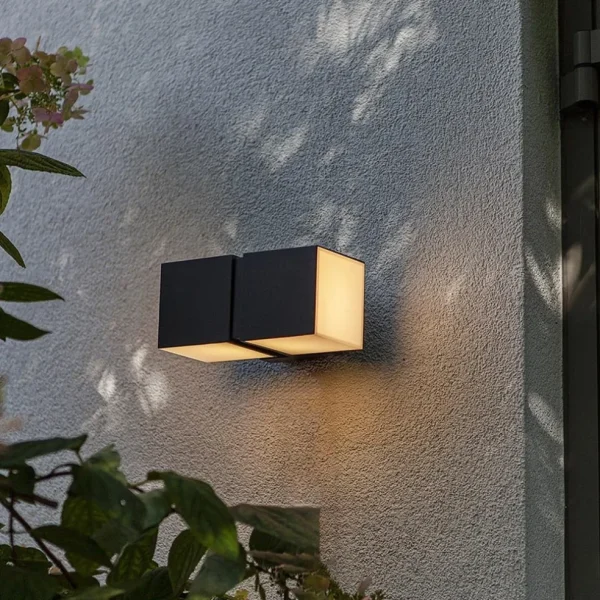 buitenlamp_cuba_double_sq_4.webp Outlet Straluma Buitenlamp Cuba double square zwart IP54