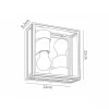 buitenlamp_lantaarn_vierk_3.webp Discount Straluma Buitenlamp lantaarn vierkant antraciet IP65