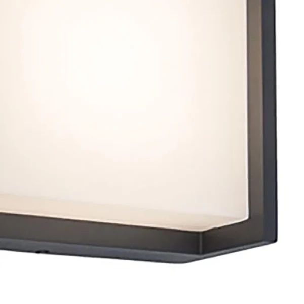 Fashion Straluma Buitenlamp LED wand vierkant donker grijs IP54
