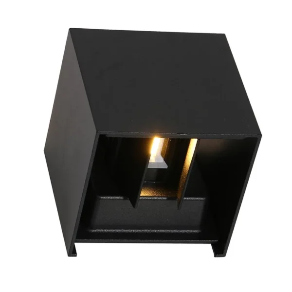 Clearance Straluma Buitenlamp Logan zwart + sch.sensor IP54