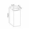 buitenlamp_rechthoek_zwar_3.webp Cheap Straluma Buitenlamp rechthoek zwart up+down gu10 IP54