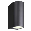Clearance Straluma Buitenlamp up+down zwart afgerond IP54