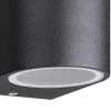 Clearance Straluma Buitenlamp up+down zwart afgerond IP54