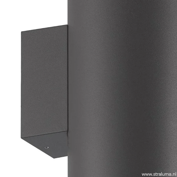 buitenlamp_vulcano_wand_g_2.webp Clearance Straluma Buitenlamp Vulcano wand grafiet IP65