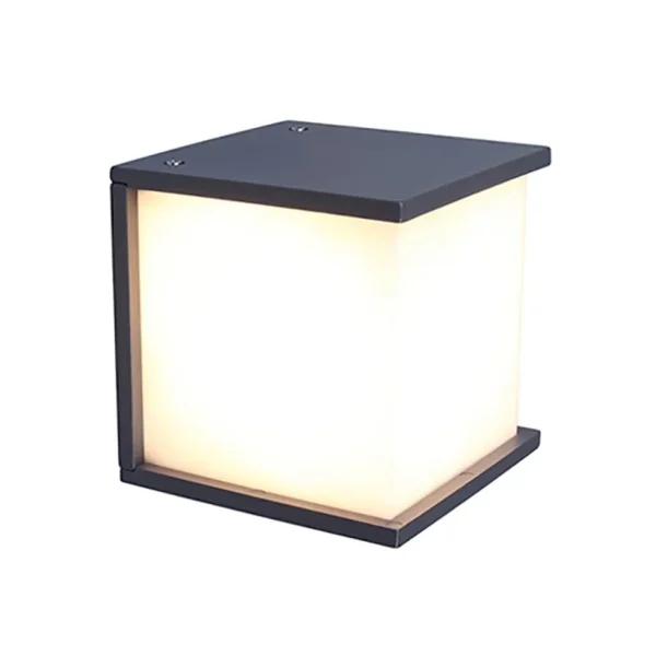 buitenlamp_wand_kubus_ip__1.webp Best Sale Straluma Buitenlamp wand kubus IP44 donker grijs