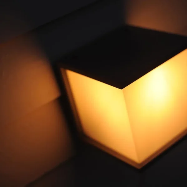 buitenlamp_wand_kubus_ip__3.webp Best Sale Straluma Buitenlamp wand kubus IP44 donker grijs