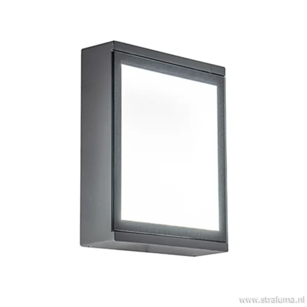 buitenlamp_wand_rechthoek_1.webp Flash Sale Straluma Buitenlamp wand rechthoek antraciet IP54