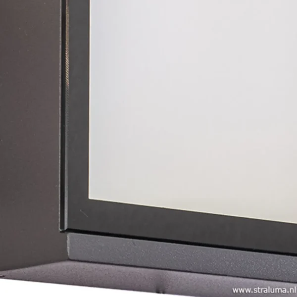 buitenlamp_wand_rechthoek_2.webp Flash Sale Straluma Buitenlamp wand rechthoek antraciet IP54