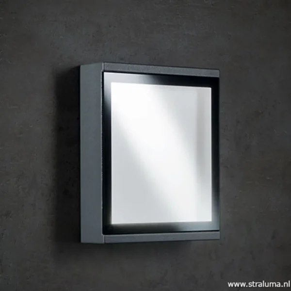 buitenlamp_wand_rechthoek_4.webp Flash Sale Straluma Buitenlamp wand rechthoek antraciet IP54