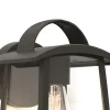 Online Straluma Buitenlamp wand zwart met helder glas