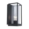 buitenlantaarn_rechthoek__0.webp Best Straluma Buitenlantaarn rechthoek zwart/helder glas IP44