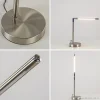 Best Sale Straluma Burolamp Ugello nikkel met pushdimmer