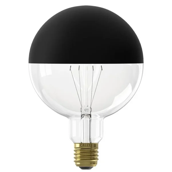 Hot Straluma Calex LED G125 kopspiegel zwart dimbaar