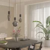 calex_multipendel_lichts__4.webp Fashion Straluma Calex multipendel 3-lichts balk E27 pendels zwart