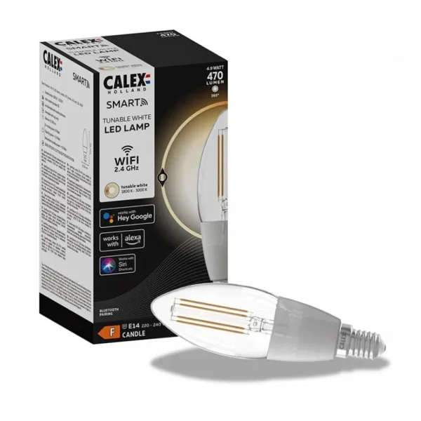 Flash Sale Straluma Calex Smart Home E14 LED filament helder kaars