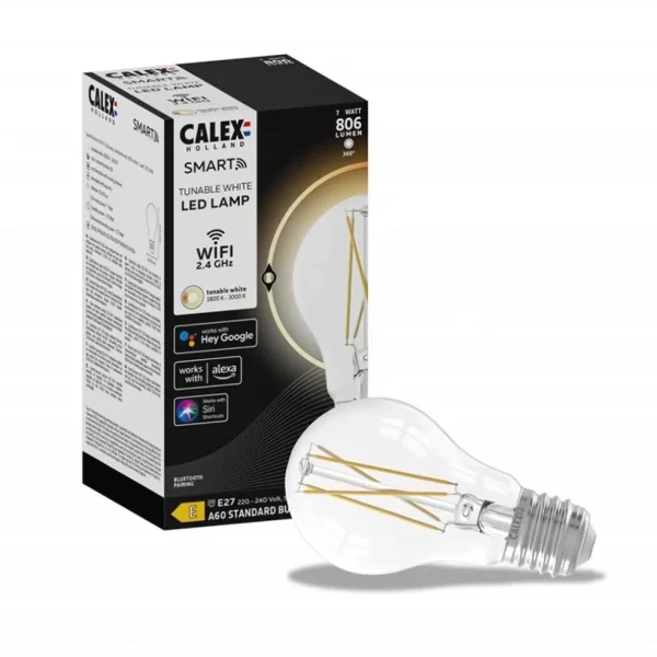 calex_smart_home_e_led_fi_3-4.webp Best Sale Straluma Calex Smart Home E27 LED filament helder A60