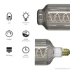 Outlet Straluma Calex XXL Lidingo lichtbron titanium 6W E27