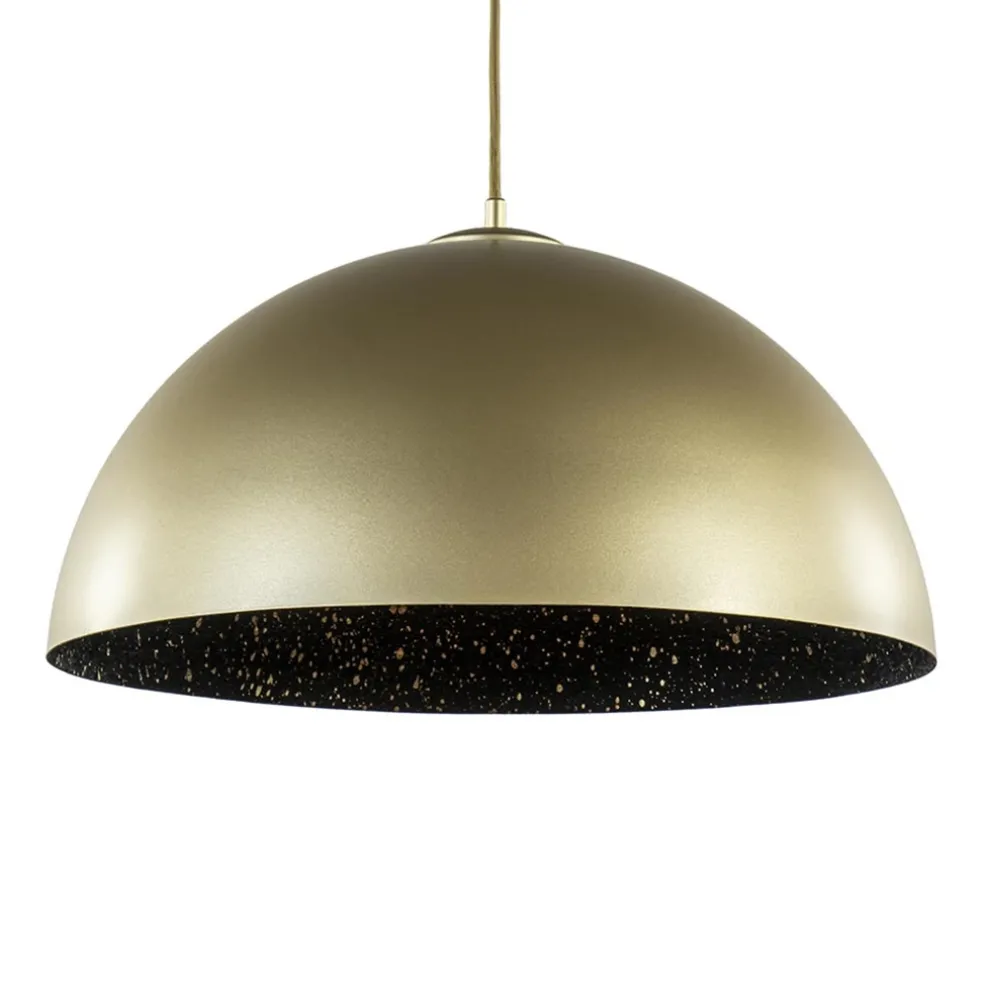 chique_hanglamp_mat_goud__0.webp Cheap Straluma Chique hanglamp mat goud met zwarte binnenzijde