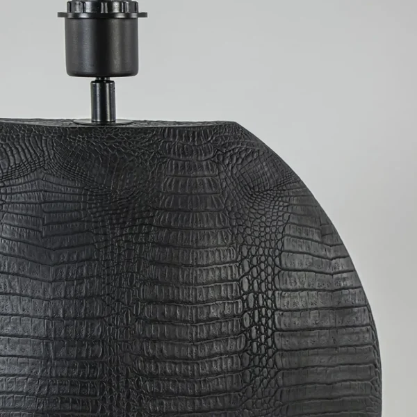 chique_lampvoet_skeld_mat_3.webp Outlet Straluma Chique lampvoet Skeld mat zwart exclusief kap