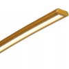 Outlet Straluma Chique LED vloerlamp goud met zwart marmer