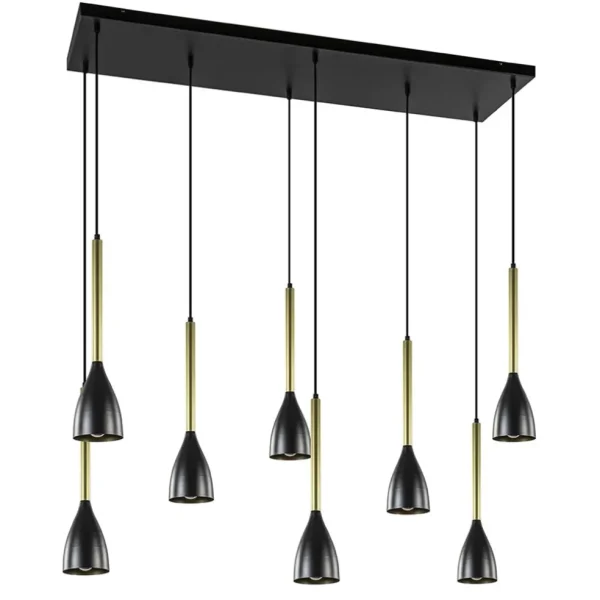 chique_lichts_hanglamp_zw_0-1.webp Best Sale Straluma Chique 8-lichts hanglamp zwart met goud